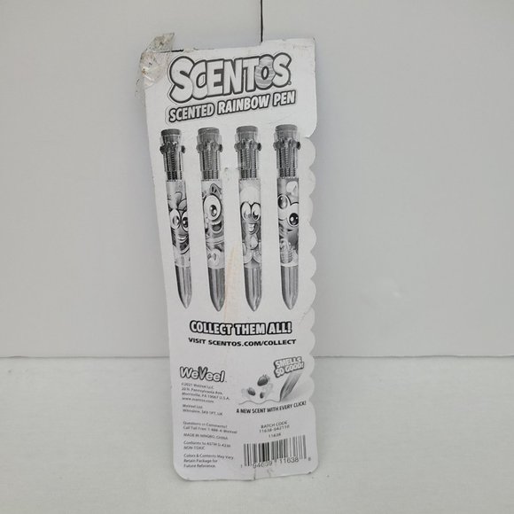 Scentos Scented Rainbow Pen 10 Colors Sweet Smelling Scents-One Pen-Fun Novelty - Picture 2 of 3